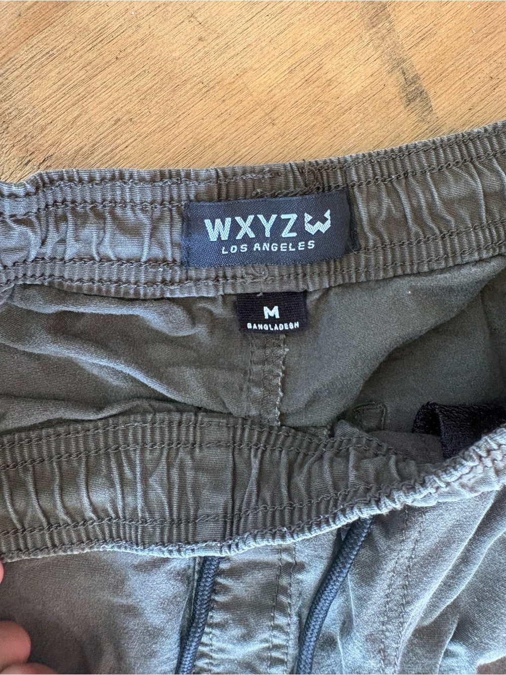 Men's Olive Drawstring Pants